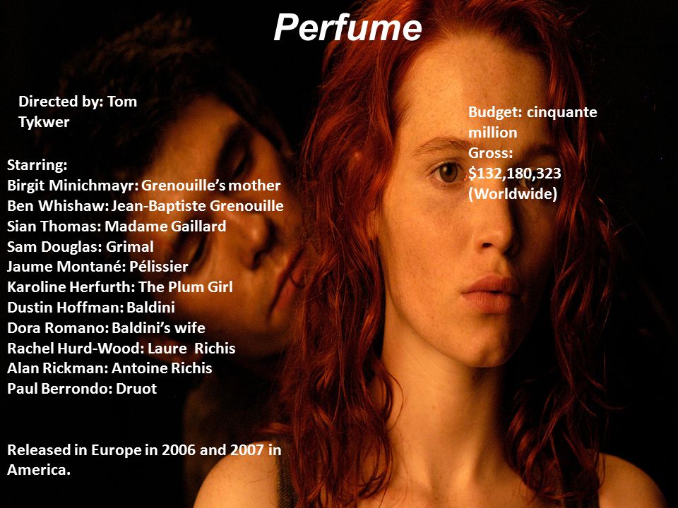 Perfume: The Story of a Murderer Perfume: The Story of a Murderer - ppt  video online download