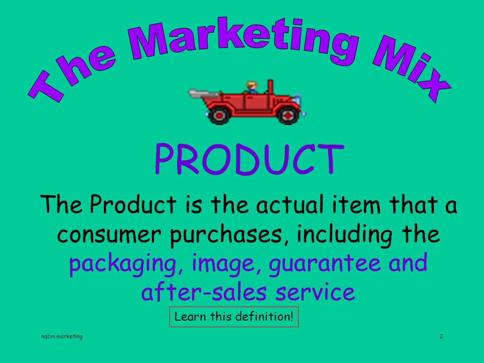 THE MARKETING MIX PRODUCT PRICE PROMOTION PLACE P - ppt online download