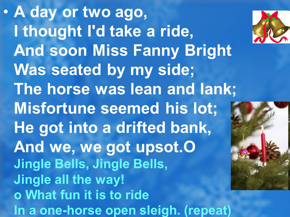 Презентация песни на английском языке. Новогодние песни на английском. Miss fanny Bright. Brightness перевод на русский