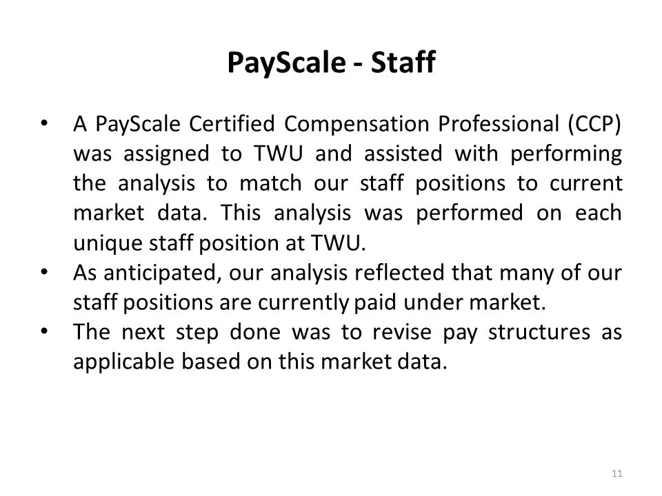 PayScale - Staff