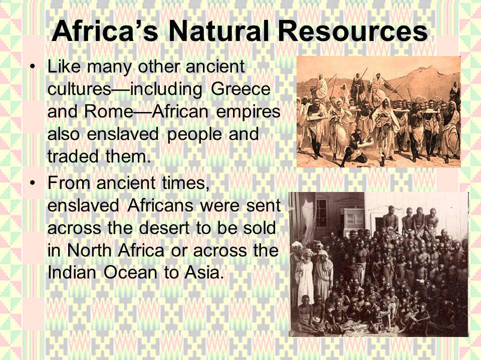 Africa’s Natural Resources