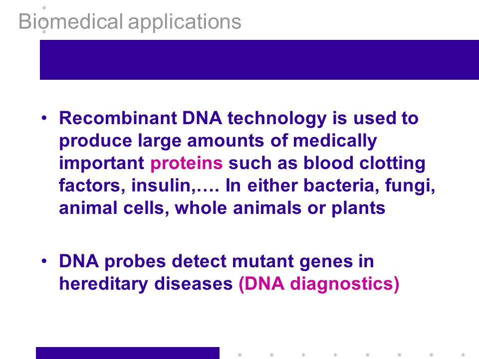 Biomedical applications
