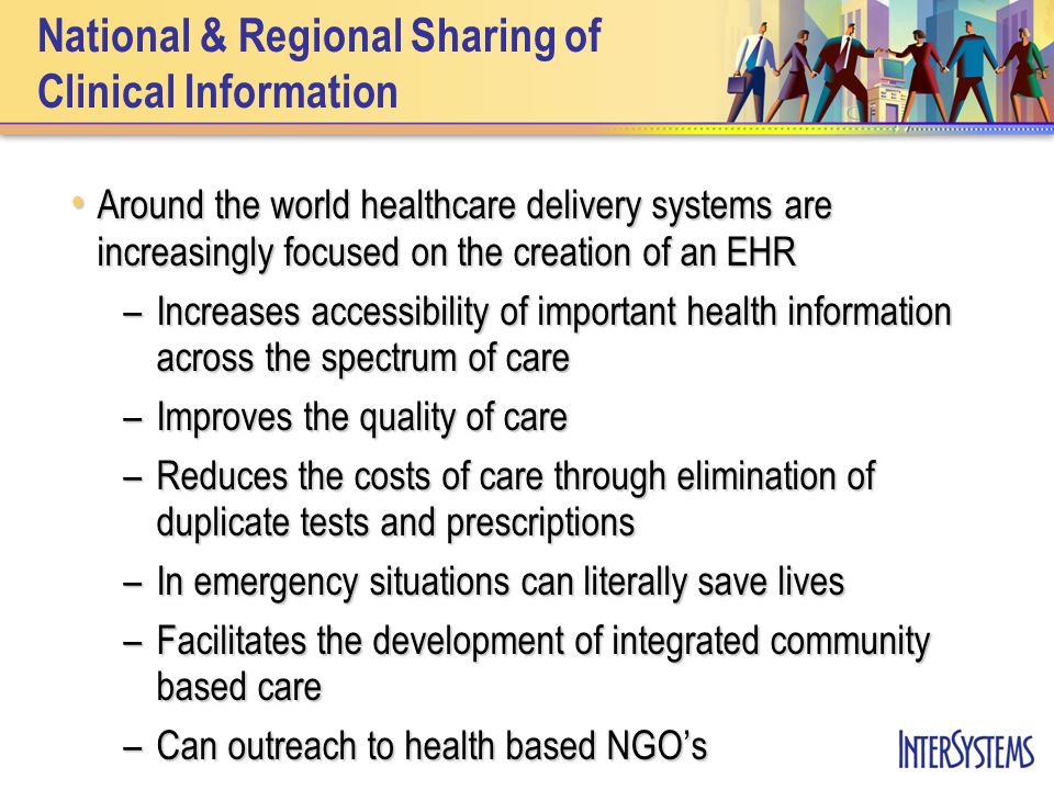 National & Regional Sharing of Clinical Information