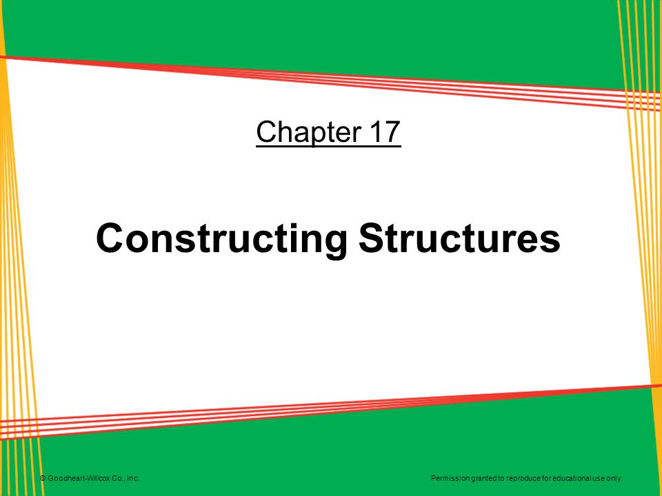 Constructing Structures