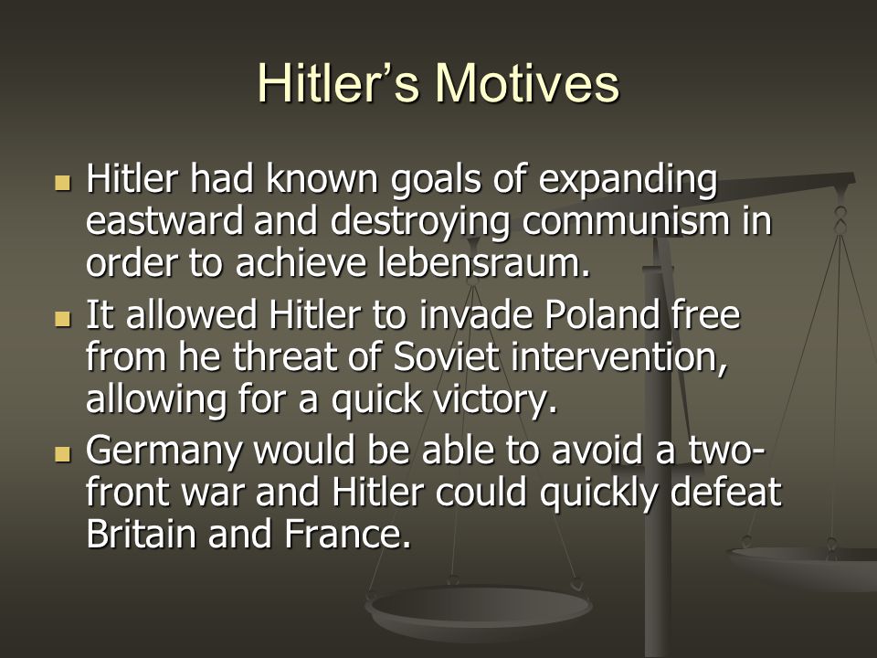 Nazi – Soviet Non-Aggression Pact - ppt download