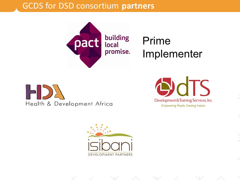 GCDS for DSD consortium partners