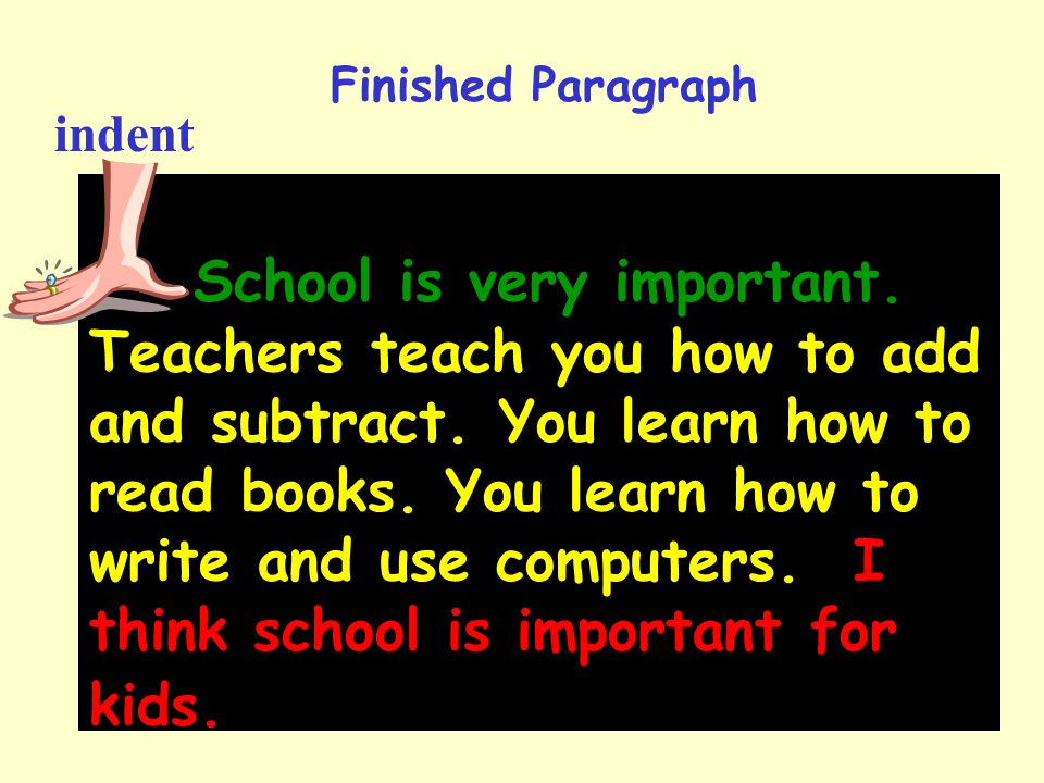 Finished Paragraph indent.