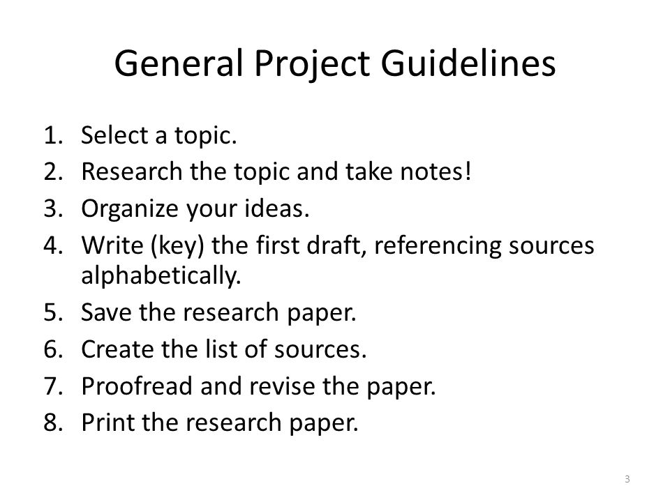 references for research paper