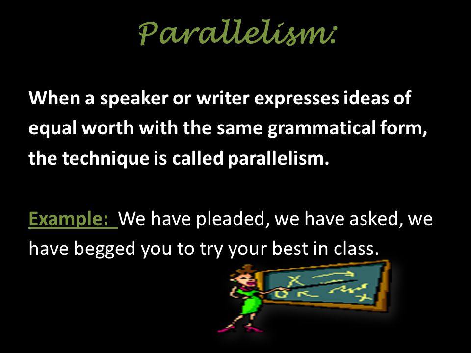 Parallelism: