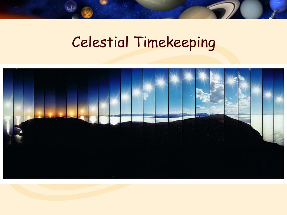 Celestial Timekeeping