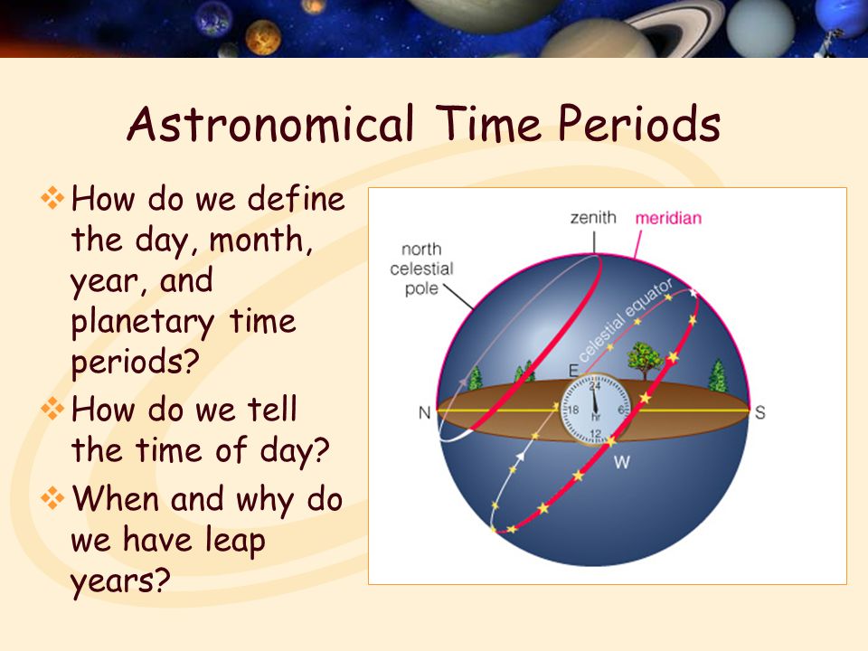 Astronomical Time Periods