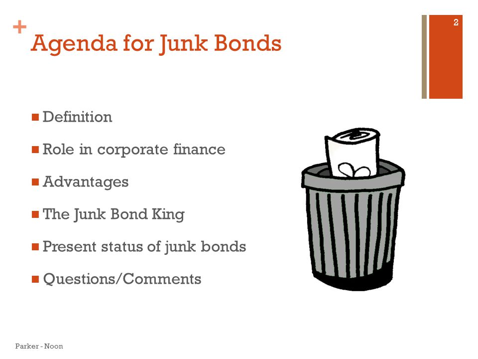 High Yield Bonds Junk Bonds And Their History Ppt Download