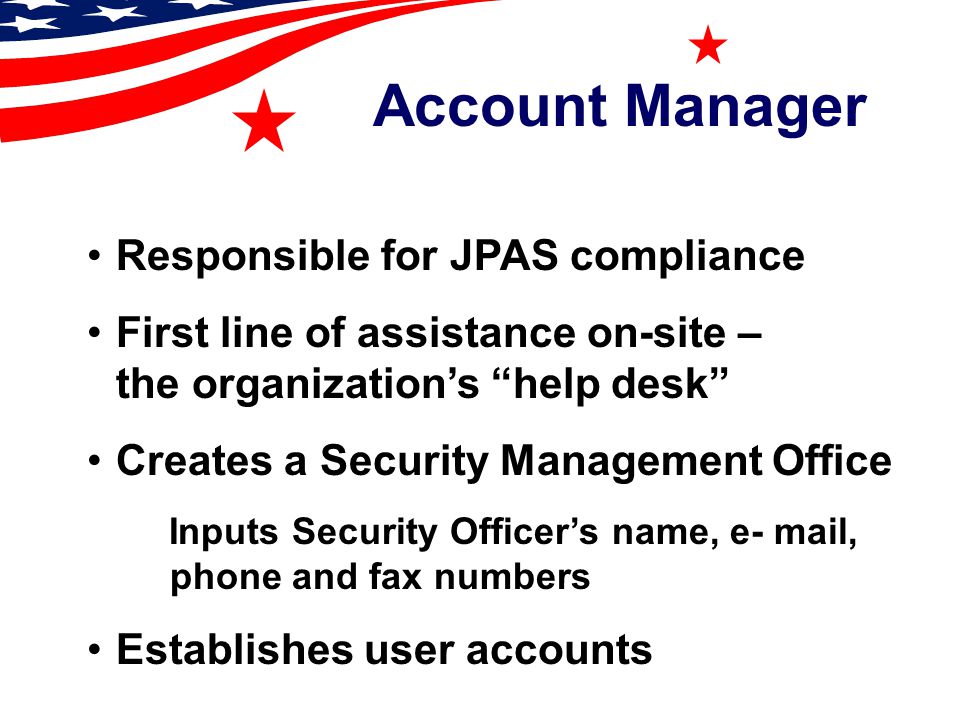 Joint Personnel Adjudication System Jpas Overview Ppt Video