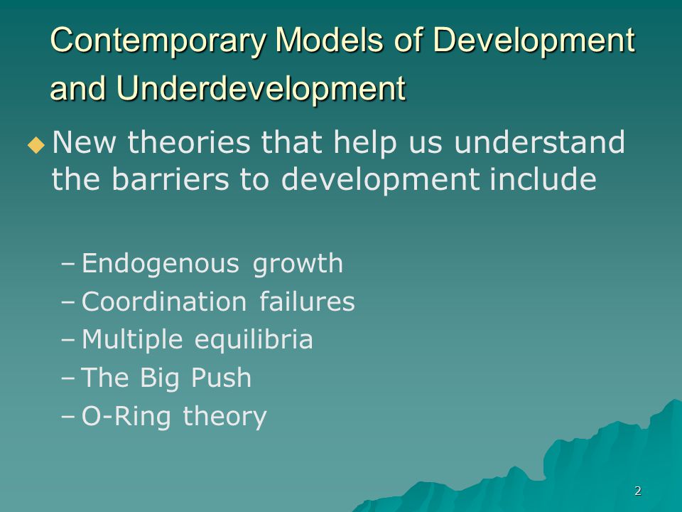 the development of underdevelopment summary