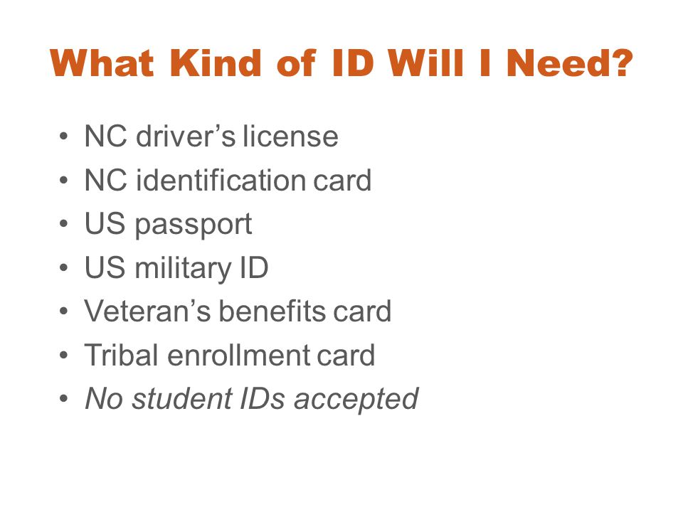 What Kind of ID Will I Need