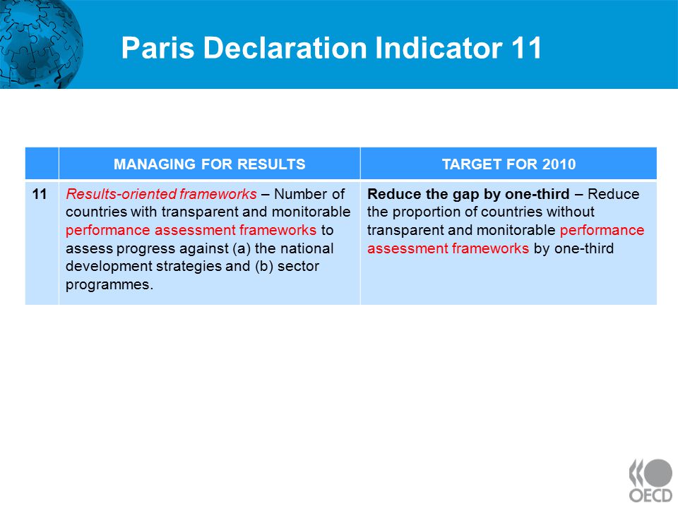 Paris Declaration Indicator 11