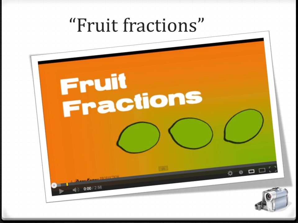 Fruit fractions