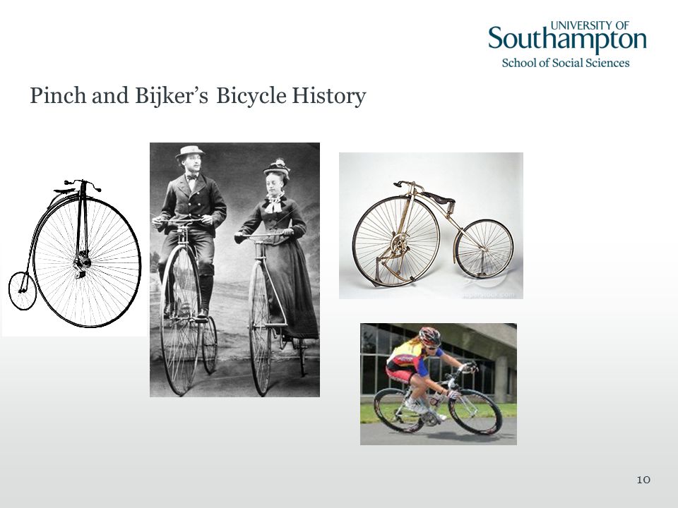 Pinch and Bijker’s Bicycle History