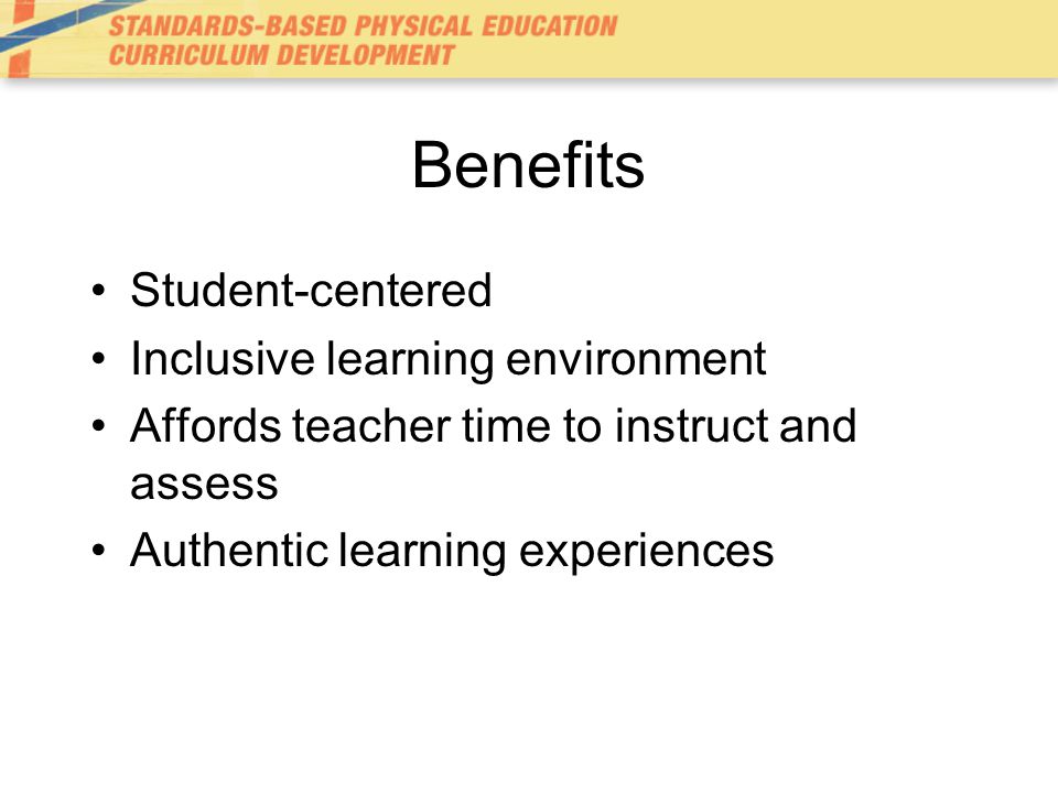Benefits Student-centered Inclusive learning environment