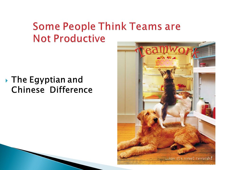 Some People Think Teams are Not Productive