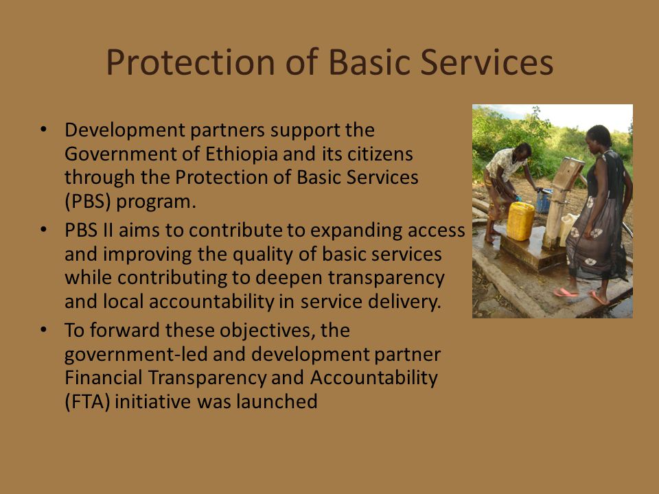 Protection of Basic Services