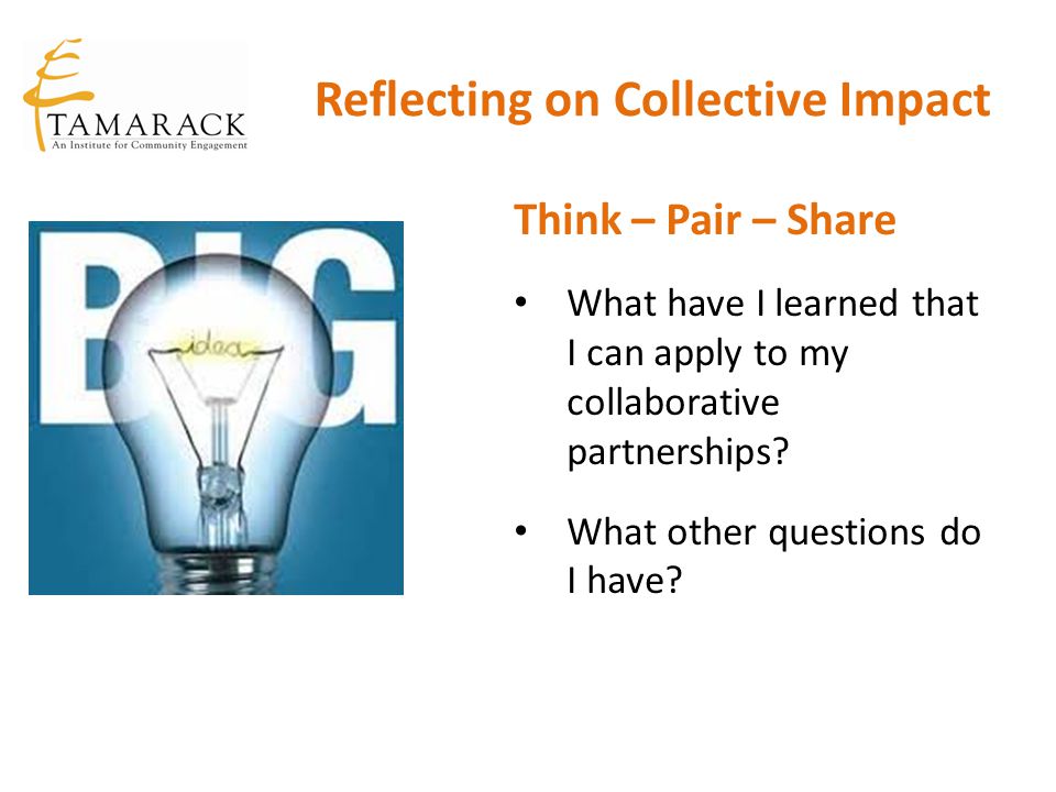 Reflecting on Collective Impact