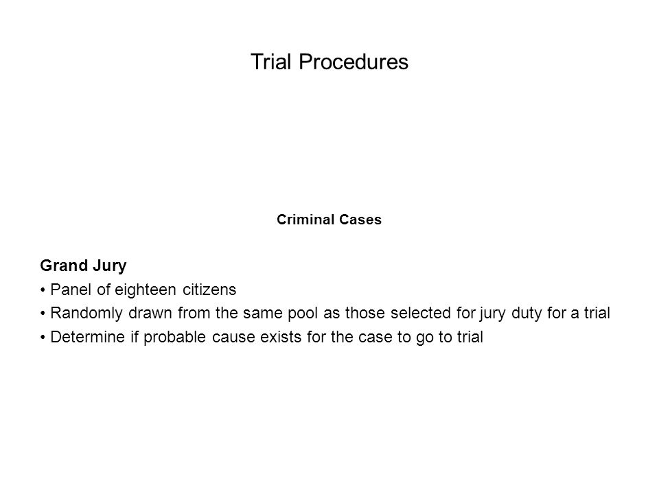 Criminal Cases (continued)