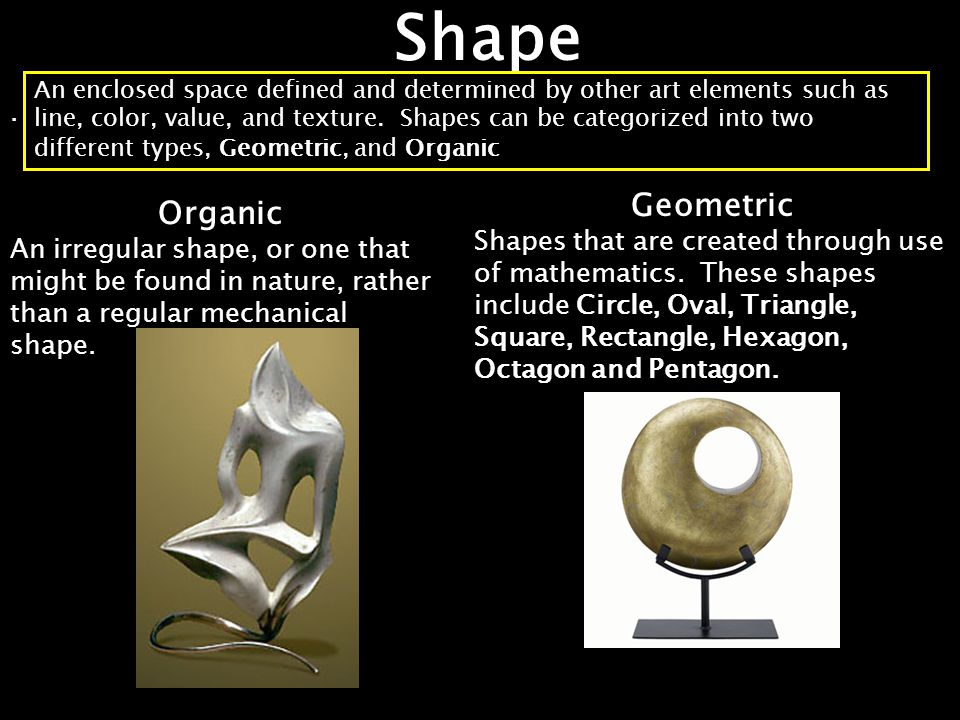 Shape Geometric Organic .