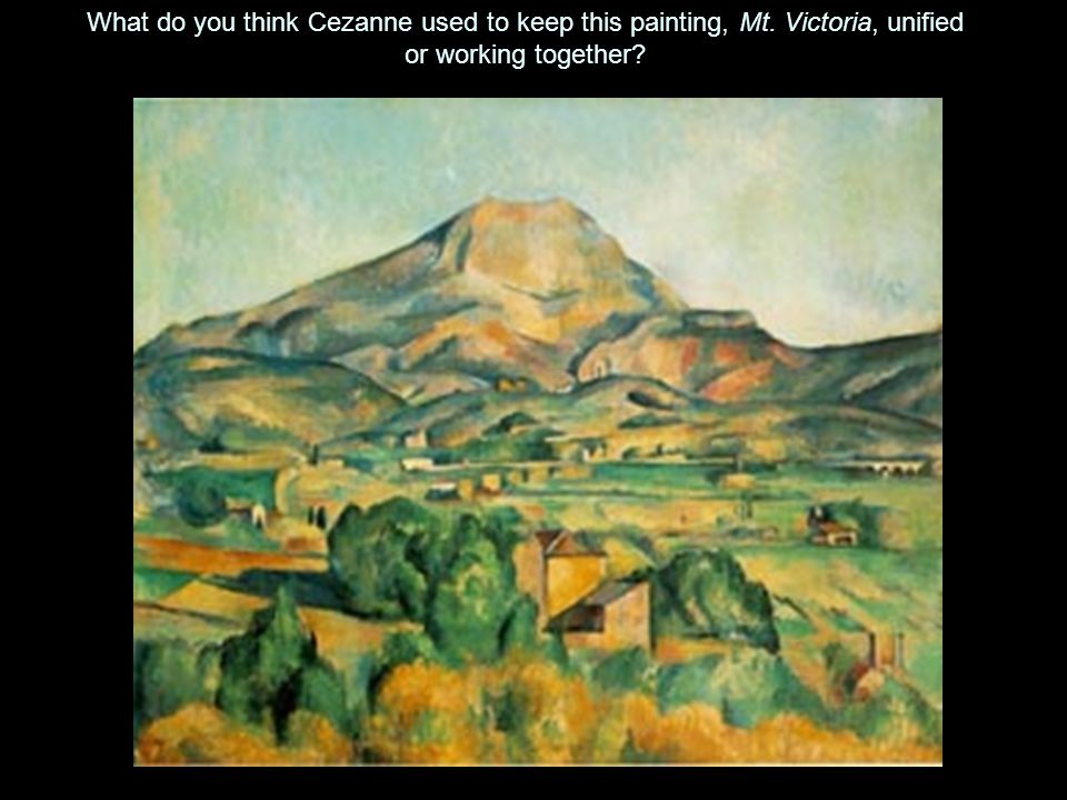 What do you think Cezanne used to keep this painting, Mt