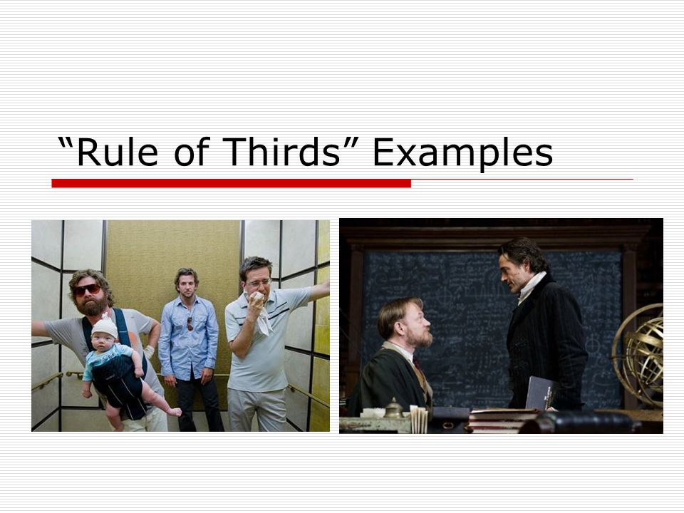 Rule of Thirds Examples