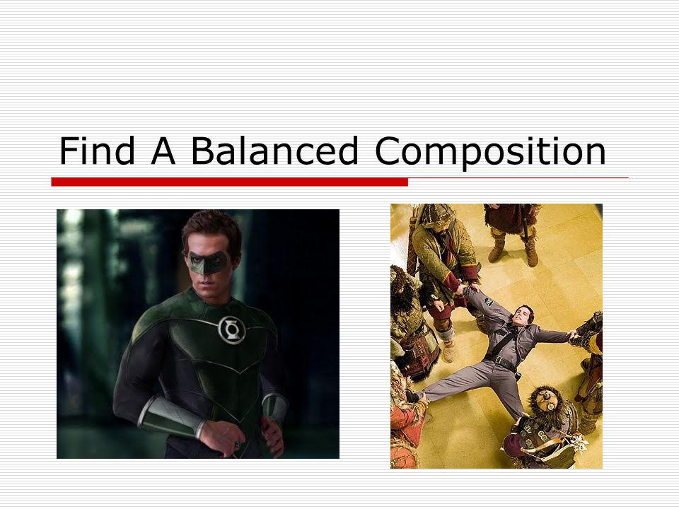 Find A Balanced Composition