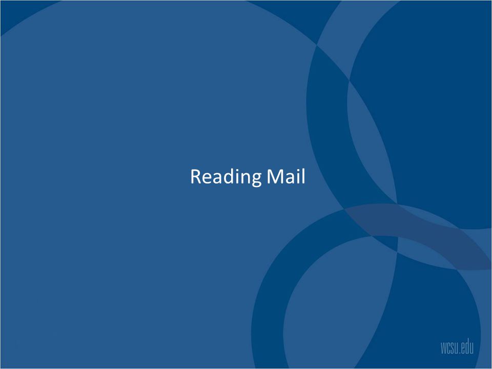 Reading Mail