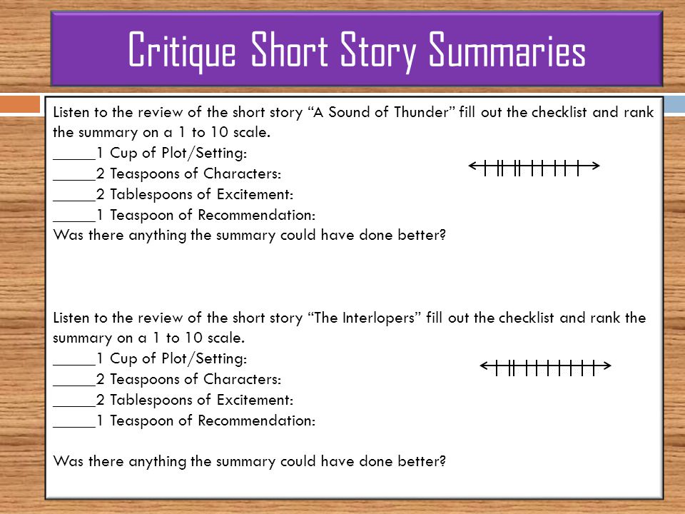 Story Booklet Project (40 points) - ppt download