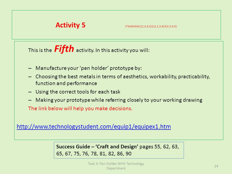 Activity 5 (T3A6MM(1)2,3,4,5(2)1,2,3,4(3)2,3,4,5)