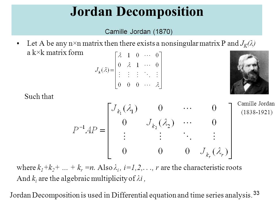 Matrix Decomposition and its Application in Statistics - ppt download