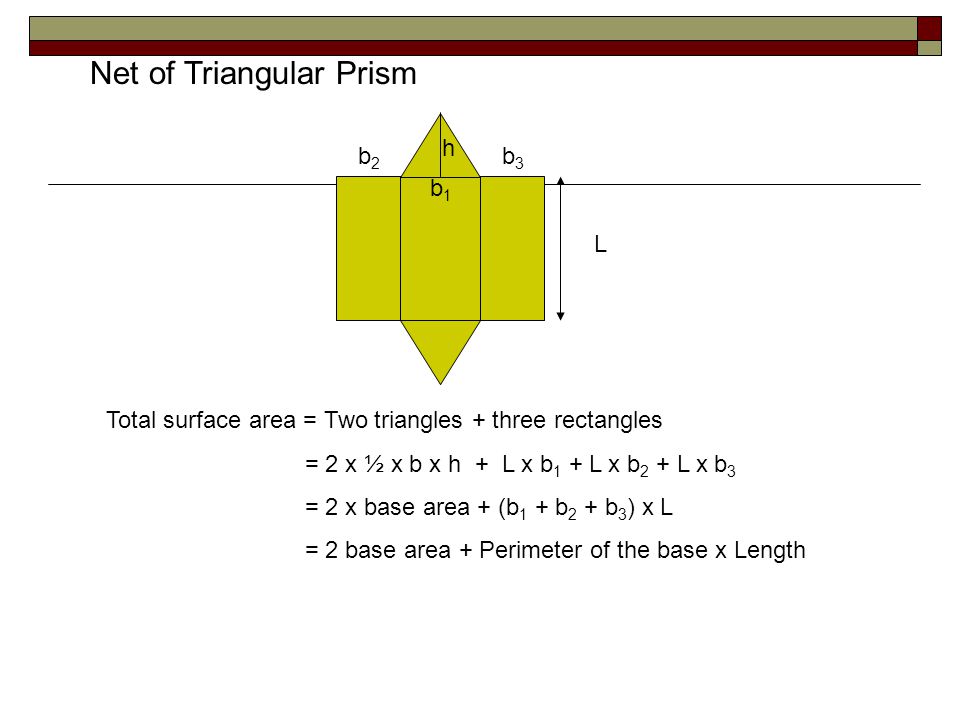Net of Triangular Prism