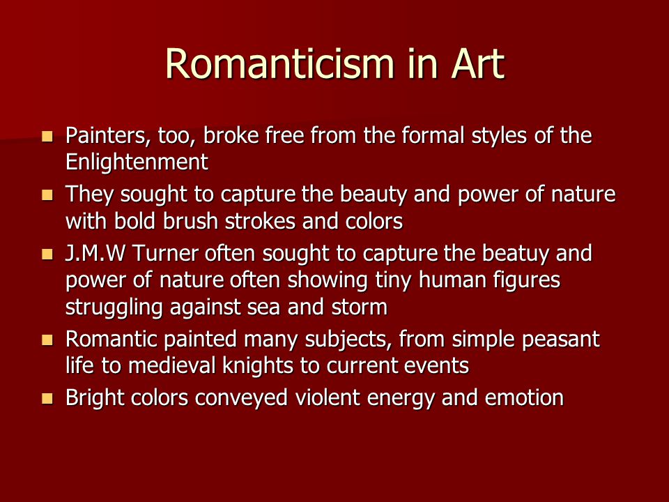 bright romanticism