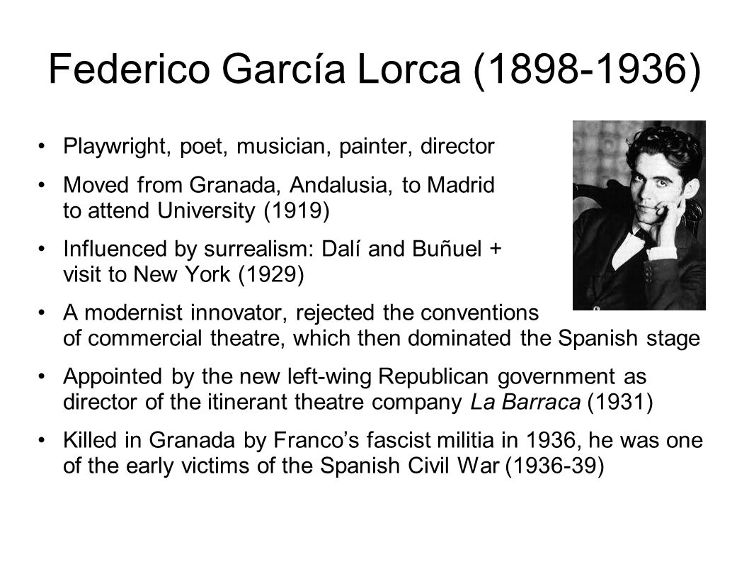 Lorca, Garcia (1898–1936) - Theory and Play of the Duende