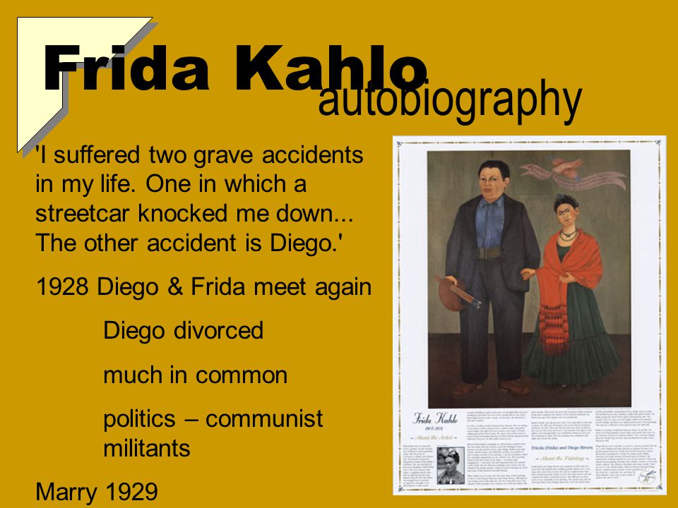 Frida Kahlo autobiography