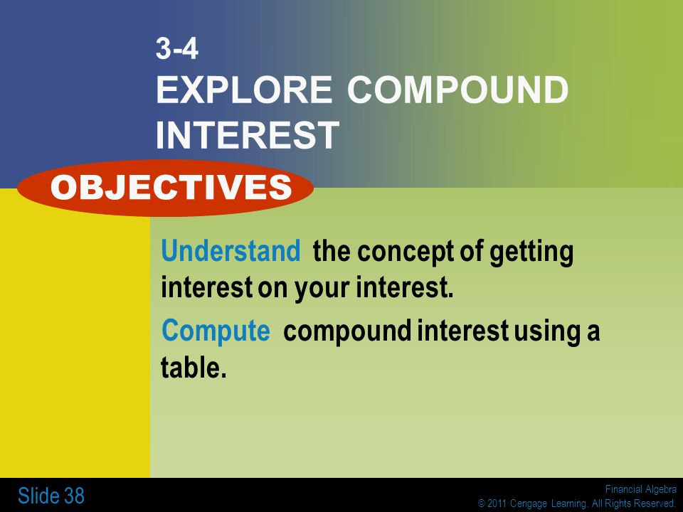 3-4 EXPLORE COMPOUND INTEREST
