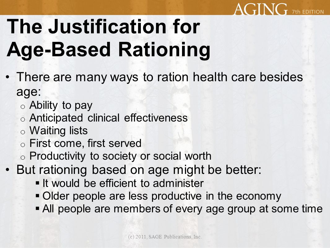 Should We Ration Health Care for Older People? - ppt video online download
