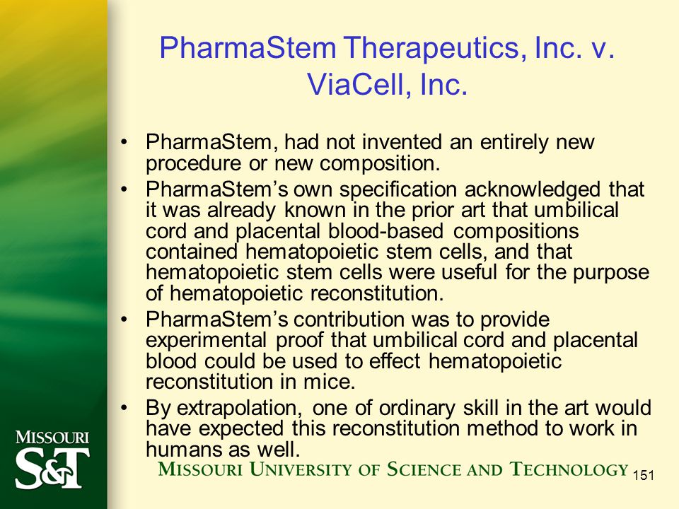 PharmaStem Therapeutics, Inc. v. ViaCell, Inc.