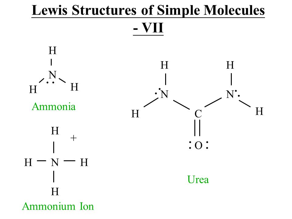 Lewis Structures of Simple Molecules - VII.