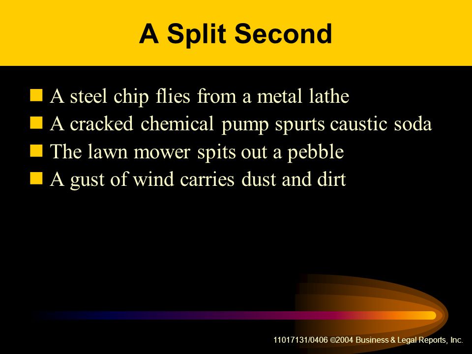 A Split Second A steel chip flies from a metal lathe