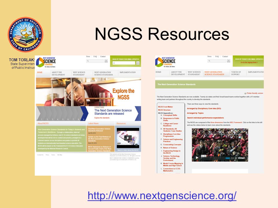 NGSS Resources