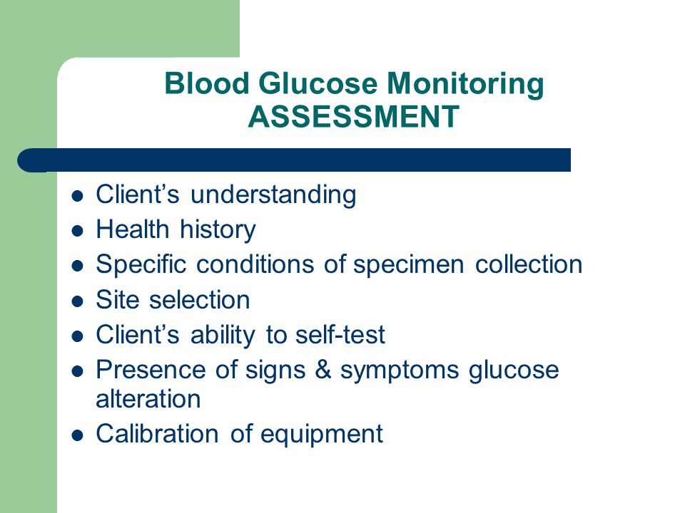 blood glucose monitoring slideshare