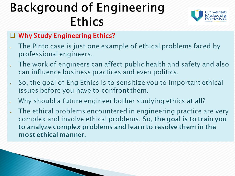 CHAPTER 3: ENGINEERING ETHICS - ppt video online download