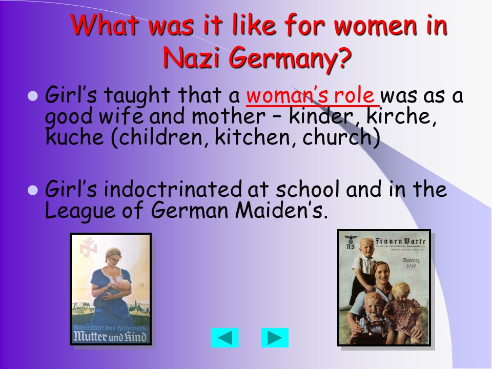 What was it like for women in Nazi Germany