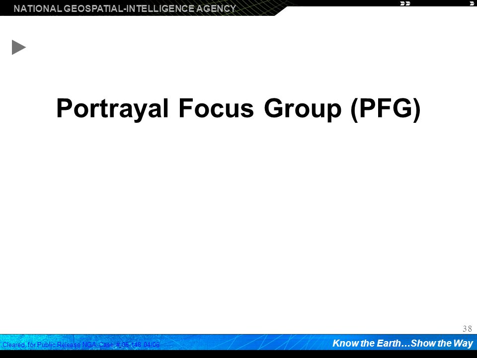 Portrayal Focus Group (PFG)