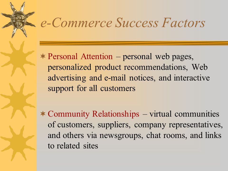 e-Commerce Success Factors